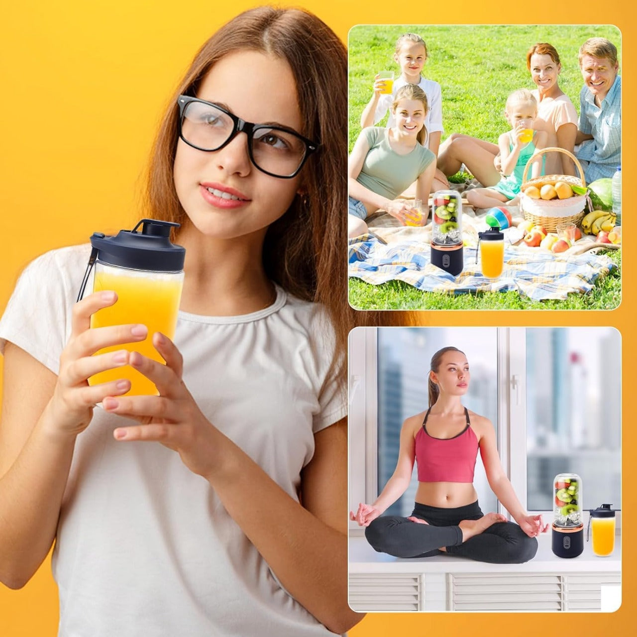 Mini Rechargeable Juicer™ – Blend Anywhere, Anytime